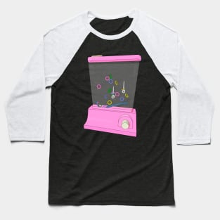 Pink Waterful Ring Toss Baseball T-Shirt